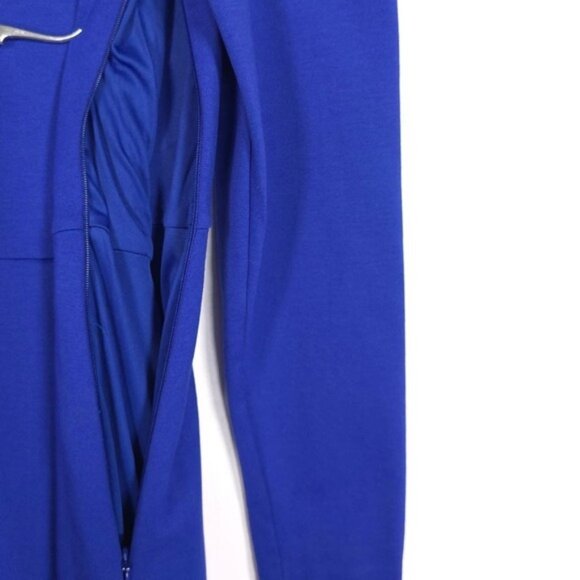 Boden Melanie Ponte Knit A-Line Pleated Long Sleeve Dress 6R Greek Blue J0772 - Picture 9 of 12